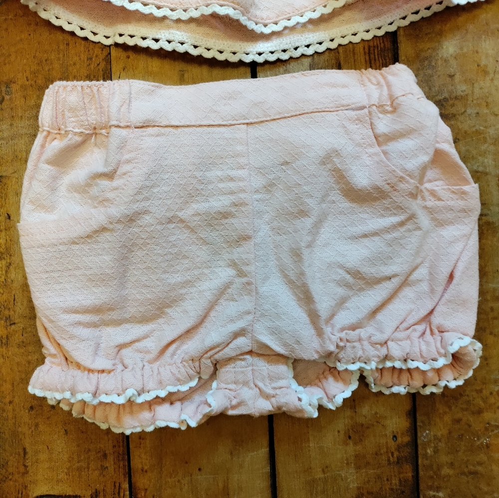 ❤️SOLD❤️ NWT Heirlooms Polly Flinders dress set for baby girl size 6-9 mo… - Picture 7 of 10